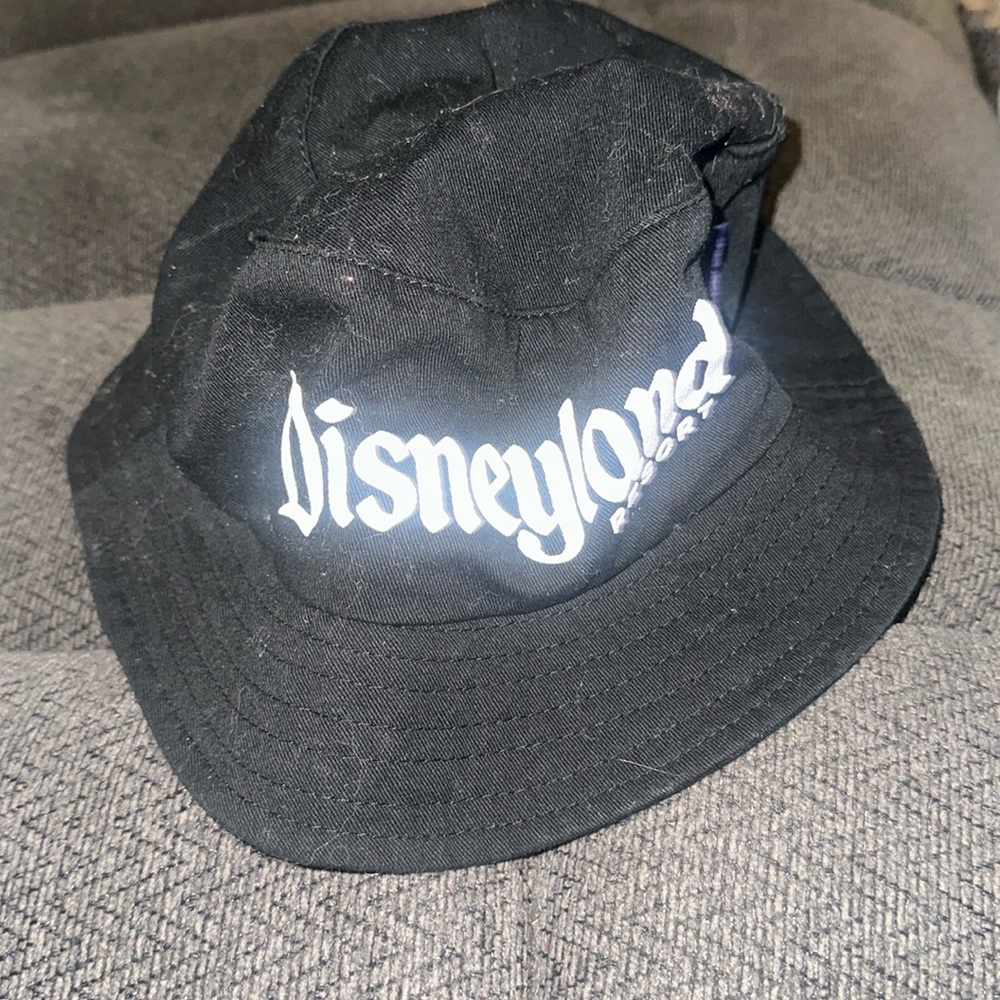 Disneyland Resort Black Bucket Hat One Size